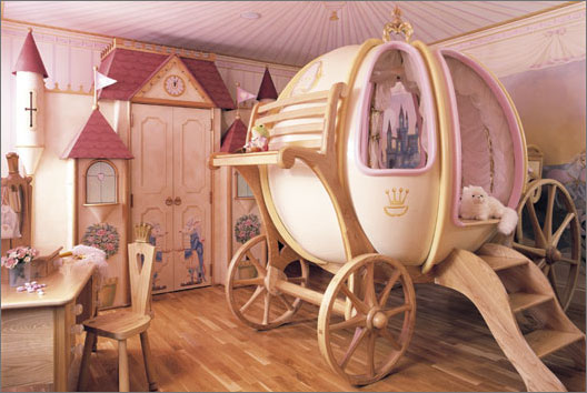 kamar dengan tema princess
