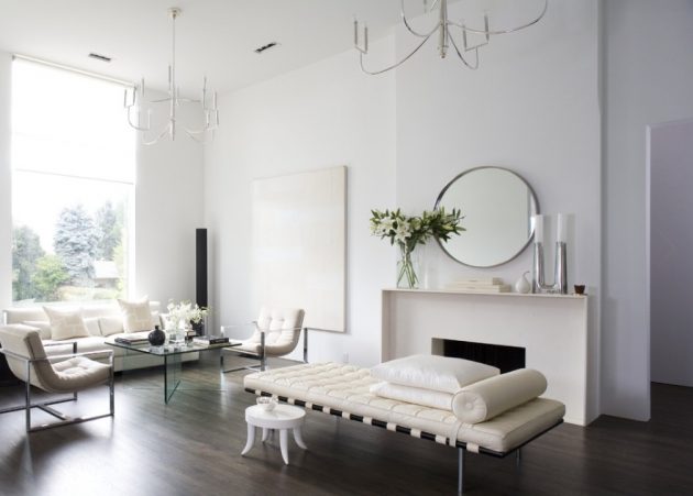 interior rumah minimalis putih