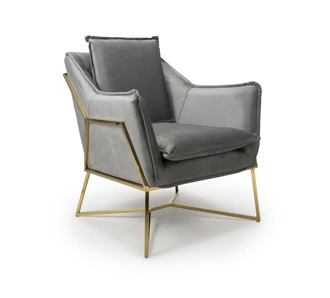 minimalist square armchair model